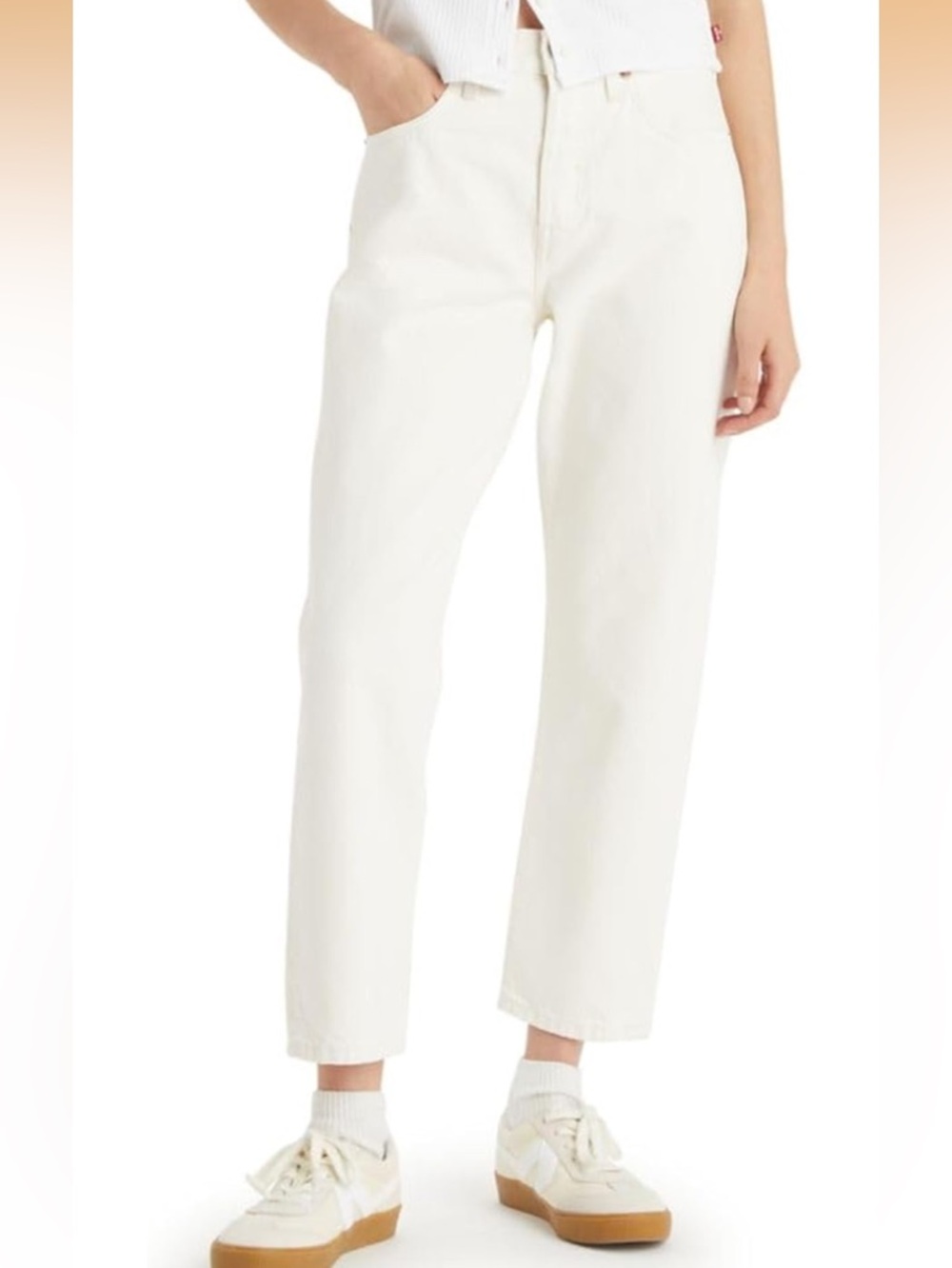 Levi’s 501 Straight Leg Crop Jeans